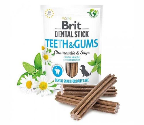 Brit-Dental-Stick-skanėstas-Teeth&Gums-Chamomile&Sage