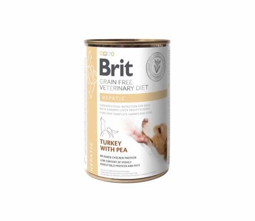 Brit GF Veterinary Diets konservai šunims Hepatic