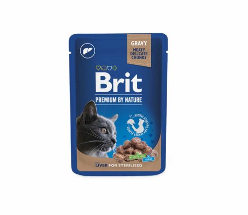 Brit Premium kons. katėms maiš. Liver for Sterilised