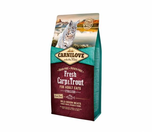 Carnilove Fresh Carp&Trout Sterilised for Adult Cat Sterilised